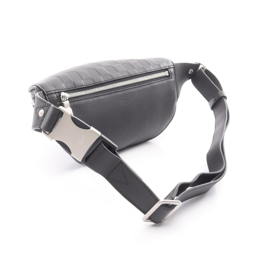 Louis Vuitton Bum Bag Waist Body Bum Crossbody Belt Leather Infini Black